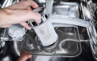 Посудомойка не сливает воду