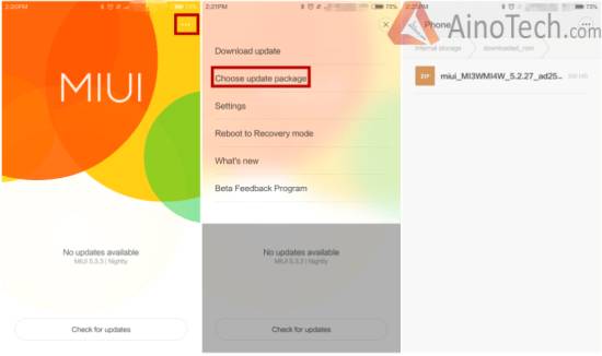 официальная прошивка xiaomi