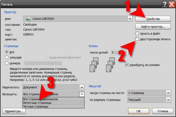 Отмена двусторонней печати: способы